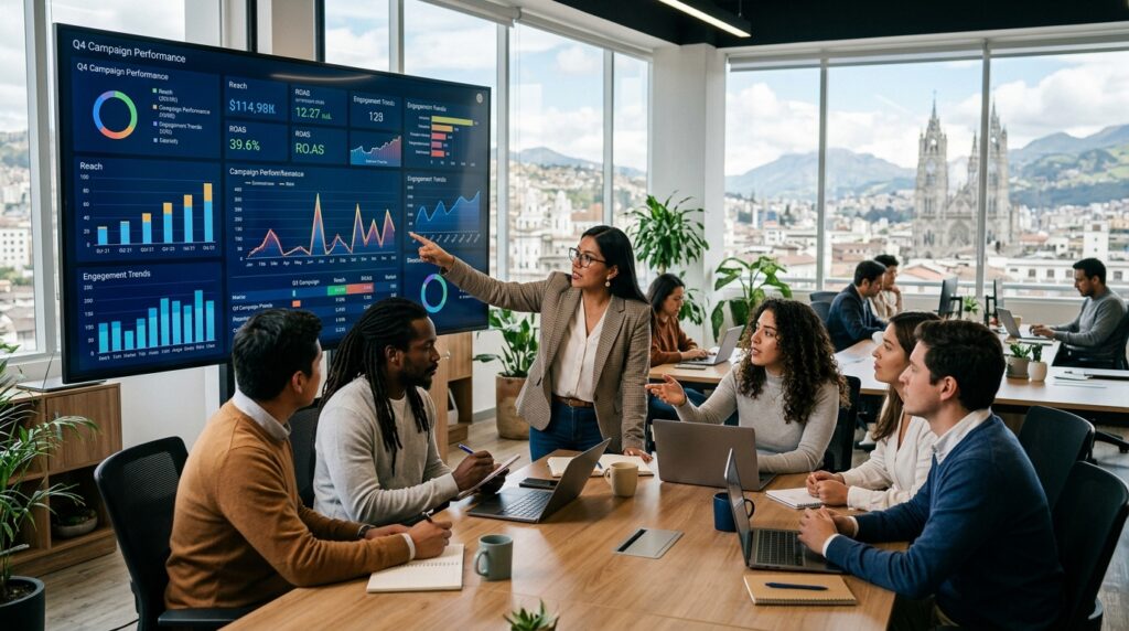 Comparativa de agencias de marketing digital en Ecuador